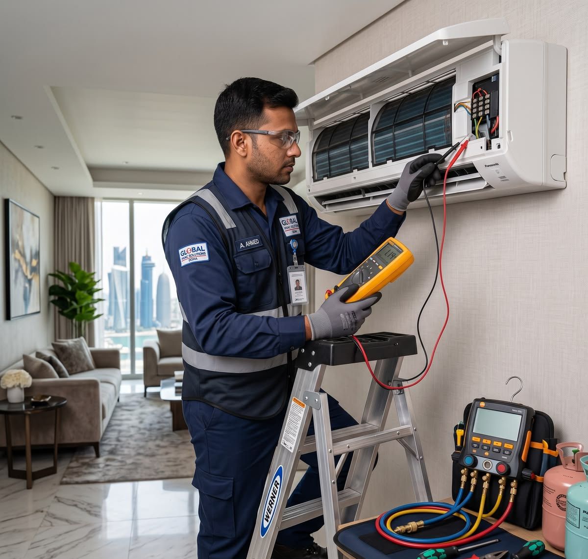 Axiocraftsg technician at work in Singapore